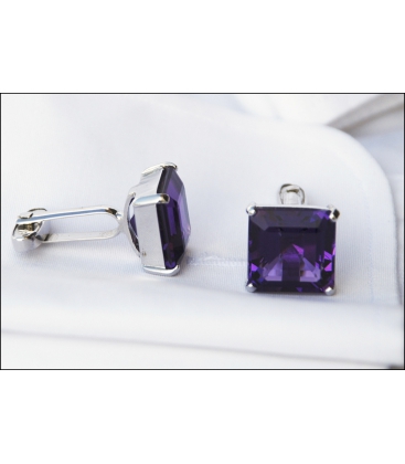 Cufflinks CRYSTAL VIOLET