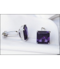 Cufflinks CRYSTAL VIOLET