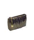 Pleated purse metal mesh GLITTER