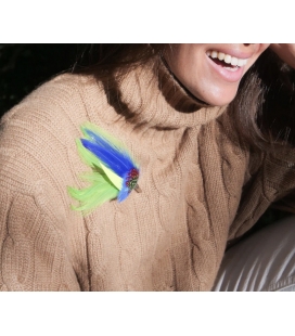 Broche Plumes ELIJAH