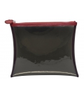 Vinyl & leather pouch PETIT GOYA